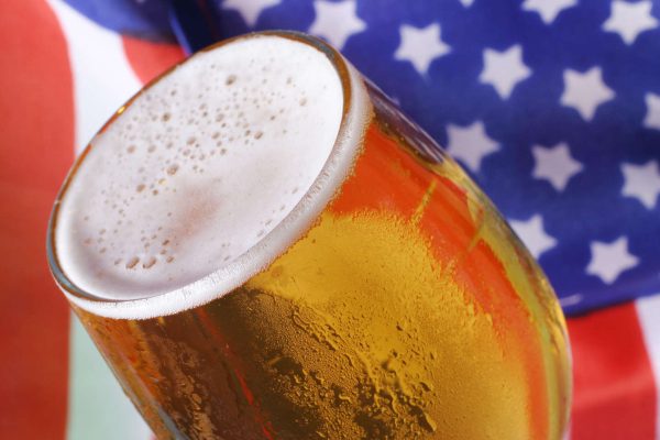 American IPA with American flag