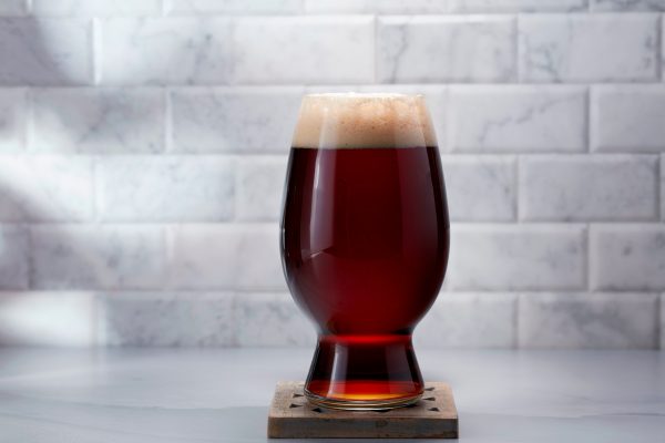 brown-amber-colored beer