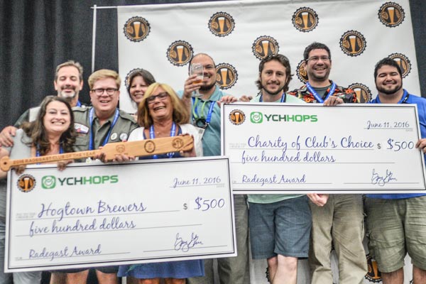 AHA Radegast Club of the Year award winners