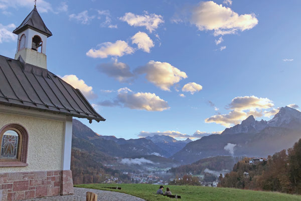 mountain scene in Bavaria